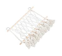 SKISUNO Organizer Parete per Giocattoli Rete Appesa Macramè per Peluche per Cameretta Decorazione Semplice e Resistente per Ragazzo