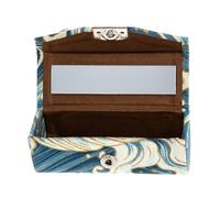 SKISUNO Scatola Porta Rossetto in Cuoio Nero con Specchio, Organizer Compatto per Lipstick e Gioielli, Previene Disordine nella Borsa, per Viaggi