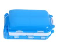 SKISUNO Scatola Portapillole da Viaggio a Tre Strati 8 Scomparti, Grande Capacità in Pp Design Multi-grid e Chiusura Ermetica, Organizer per Medicinali Portatile e Pratico