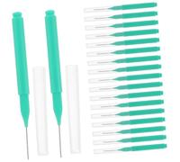 SKISUNO Set 100 Pezzi Spazzolini Interdentali Morbidi Per Apparecchi Ortodontici, Stuzzicadenti Pulizia Delicata Gengive, Portatile Per Igiene Orale in Viaggio