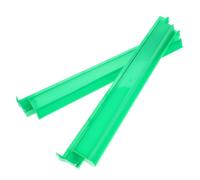 SKISUNO Set 2 Pezzi Righelli per Mahjong 18 Pollici in Plastica Trasparente Verde, Supporti e Spingitori per Tessere Domino, Accessori per Gioco da Tavolo Mahjong Americano