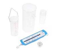 SKISUNO Set Dispositivi Scientifici per Esperimenti di Galleggiamento, Attrezzatura Sperimentale di Meccanica Fisica con Dinamometro a Molla, Strumenti Didattici per Colore Colore Casuale