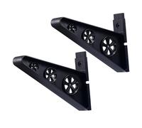 SKISUNO Supporto da Parete Multiuso in PP Nero per Skateboard e Snowboard Gancio Portasci e Portaombrelli Montaggio Facile e Sicuro per Casa e Garage capacità