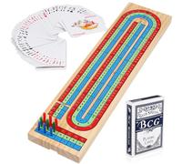 SKISUNO Tabellone da Cribbage in Legno Massello Set da Gioco da Tavolo Tradizionale per Feste Resistente e Riutilizzabile Adatto a Tutte le Età e Momenti di Aggregazione