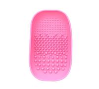 SKISUNO Tappetino Pulizia Pennelli Make Up Color Random in Silicone Pink Tool Easy to Store for Cleaning Brushes for Women