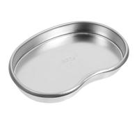 SKISUNO Vassoio Curvo in Acciaio Inossidabile Argento per Procedure Mediche e Odontoiatriche, Facile da Pulire e Anti-, per Saloni di Bellezza e Studi Dentistici