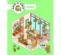 Skittledog Cute 'n' Cozy Sticker Therapy: Flower Shops (Tascabile)