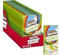 Skittles Squishy Cloudz Sour Caramelle Morbide Gusti Frutta 18x94g