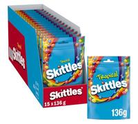 Skittles Tropical Caramelle Frutta Tropicale Colorate 15 Confezioni 136g