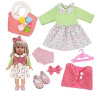 SKJJM Vestiti Per Bambole, Vestiti per Bambole per New Born Baby Doll, Vestiti per Bambole Reborn per Ragazze, Ragazzi, Festa Dei Bambini, Compleanno, Natale, Ringraziamento, Bambole da 16-18 Pollici