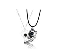 SKJUBLPG Collana Uomo Donna Gioielli Ciondolo Pendente Necklace Collana Con Ciondolo A Forma Di Cuore1