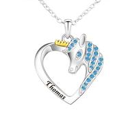 SKJUBLPG Collana Uomo Donna Gioielli Ciondolo Pendente Necklace Collana Per Donna Ragazza Personalizza Il Tuo Nome
