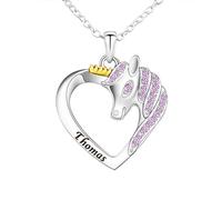 SKJUBLPG Collana Uomo Donna Gioielli Ciondolo Pendente Necklace Collana Per Donna Ragazza Personalizza Il Tuo Nome