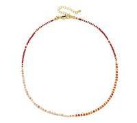 SKJUBLPG Un'elegante collana di perline che fa dichiarazione. Bella, versatile, può essere indossata con qualsiasi cosa, adjustable, Cristallo