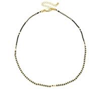 SKJUBLPG Un'elegante collana di perline che fa dichiarazione. Bella, versatile, può essere indossata con qualsiasi cosa, adjustable, Cristallo