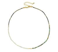 SKJUBLPG Un'elegante collana di perline che fa dichiarazione. Bella, versatile, può essere indossata con qualsiasi cosa, adjustable, Cristallo