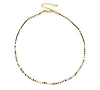 SKJUBLPG Un'elegante collana di perline che fa dichiarazione. Bella, versatile, può essere indossata con qualsiasi cosa, adjustable, Cristallo