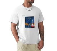 SKKCOR DYYSKE Blue Guitars Chris Rea Pop Men Crew Neck Casual T Shirt White S