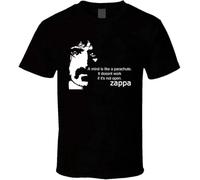 SKKCOR DYYSKE Frank Zappa Men T-Shirt mit Zitat Black 3XL