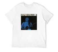 SKKCOR DYYSKE Kaizod Stephen Stills Live Shirts 100 Cotton Men Crew Neck Tee, T Shirt White M