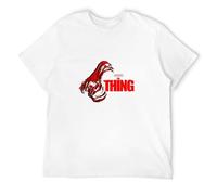 SKKCOR DYYSKE Men's John Carpenters The Thing T-Shirts White S