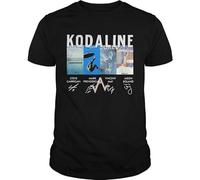 SKKCOR DYYSKE Men's Kodaline Band Members Signatures Unisex Kodaline Members Signatures Shirt Black XL