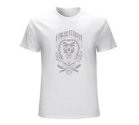 SKKCOR DYYSKE Men's Miss May I Lion & Axes Band Merch MMI Tee T-Shirts White M
