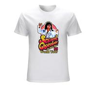 SKKCOR DYYSKE Men's Sexual Chocolate Coming To America Randy Watson World Tour 88 Top T-Shirts White L