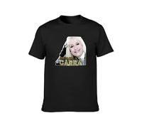 SKKCOR DYYSKE Raffaella Carra Mens T-Shirt Casual Cotton Unisex Tees Tops Black XXL