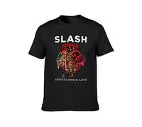 SKKCOR DYYSKE Slash Apocalyptic Love Album Myles Kennedy Conspirators Angel T-Shirt Mens Casual Tee Black XL