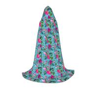 SKKNT Ciao Hawaii Stampa Halloween Mantello con Cappuccio a Lunghezza Intera Mantello Con Cappuccio Per Uomini E Donne Per Carnevale