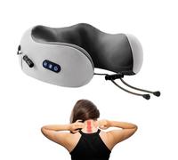 Skkpolo Cuscino massaggiante per il collo, ricaricabile a 3 livelli, supporto ergonomico con calore, cuscino da viaggio, per guardare la televisione in viaggio, sedia a sdraio, , divano