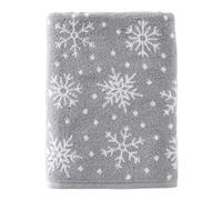 SKL Home Asciugamano da bagno con fiocchi di neve sparsi