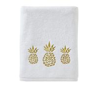 SKL Home Asciugamano da bagno, cotone, bianco