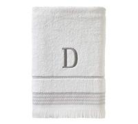 SKL Home Asciugamano da bagno, D, cotone, bianco, 28x54
