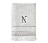 SKL Home Asciugamano da bagno, N, cotone, bianco, 28x54