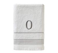 SKL Home Asciugamano da bagno, O, cotone, bianco, 28x54