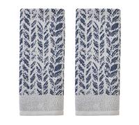 SKL HOME by Saturday Knight Ltd. Asciugamani (confezione da 2), Cotone, Blu Denim, 16x26