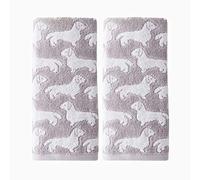 SKL Home by Saturday Knight Ltd., asciugamano per le mani, 2 pezzi, grigio