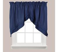 SKL Home by Saturday Knight Ltd. Holden Swag Valance Pair, 144,8 x 76,2 cm, blu navy, 2 pezzi