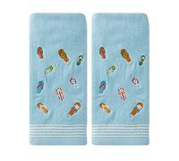 SKL HOME by Saturday Knight Ltd. - Set di asciugamani da 2 pezzi, colore: Blu -