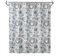 SKL Home by Saturday Knight Ltd. Tenda da doccia con disegno di bosco, multicolore