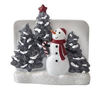 SKL Home by Saturday Knight Ltd. Whistler - Portaspazzolino con pupazzo di neve,
