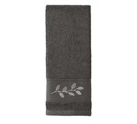 SKL Home by Saturday Night Ltd. - Asciugamano con foglie d'ombra, colore: argento