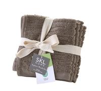 SKL Home CloudSoft Cotton Luxury Set da bagno 4 pezzi e regalo, colore marrone visone