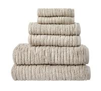 SKL Home CloudSoft Cotton Luxury - Set di 6 asciugamani, colore: avena
