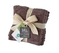 SKL Home CloudSoft Cotton Luxus-Waschlappen-Set, 4-teilig, Soft Plum