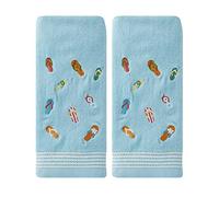SKL Home Flips & Flops - Set di asciugamani, misura piccola, 2 pezzi