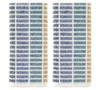 SKL Home Juxtapose - Set di asciugamani, 2 pezzi