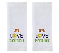 SKL Home Live Love Pickleball asciugamano (confezione da 2)